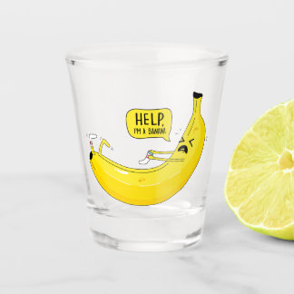 Vaso De Chupito Banana y calcetines