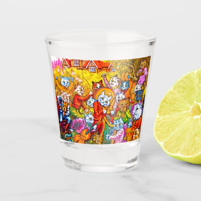 Vaso De Chupito Banda musical de Cat (Anverso)