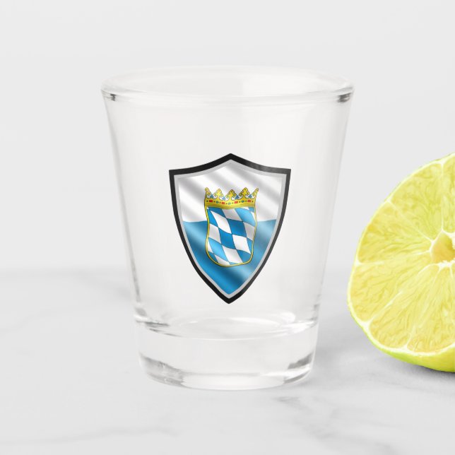 Vaso De Chupito Bandera bávara (Anverso)