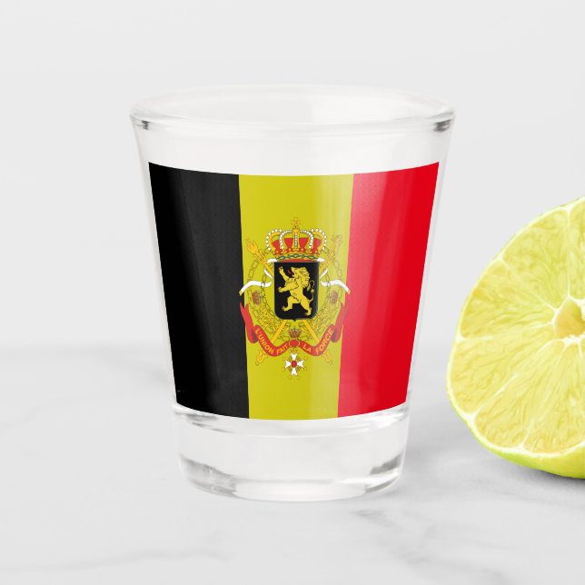 Vaso De Chupito Bandera belga (Anverso)