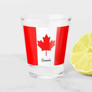 Vaso De Chupito Bandera canadiense y patriota canadiense/deportes