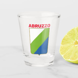 Vaso De Chupito Bandera de Abruzzo (Italia)