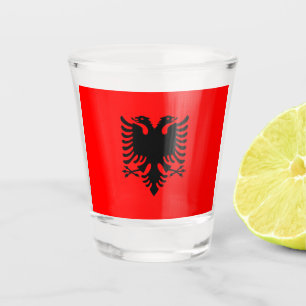 Vaso De Chupito Bandera de Albania