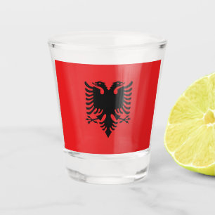 Vaso De Chupito Bandera de Albania