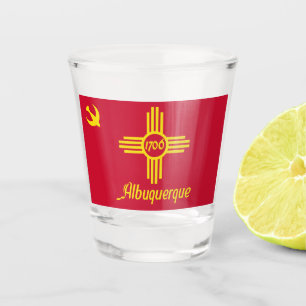Vaso De Chupito Bandera de Albuquerque (Nuevo México)