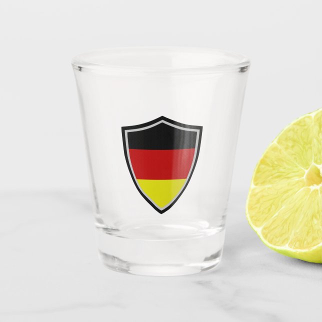 Vaso De Chupito Bandera de Alemania (Anverso)