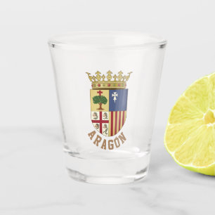Vaso De Chupito Bandera de Aragón (comunidad autónoma) España