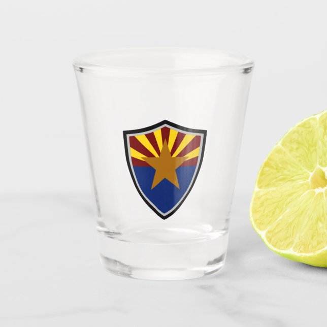 Vaso De Chupito Bandera de Arizona (Anverso)