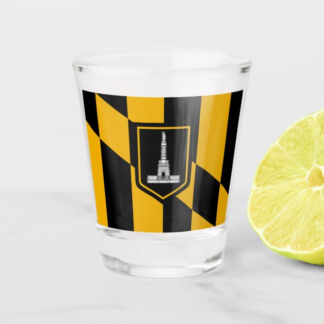 Vaso De Chupito Bandera de Baltimore (Anverso)
