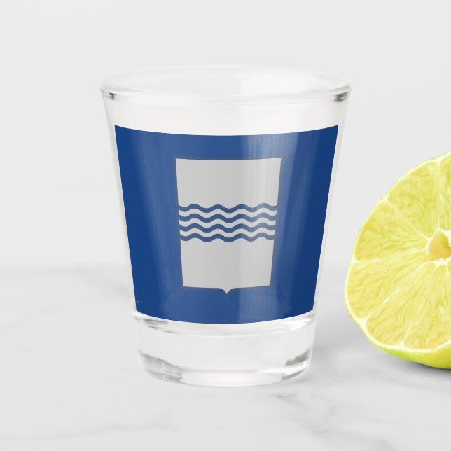 Vaso De Chupito Bandera de Basilicata (Italia) (Anverso)