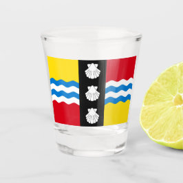 Vaso De Chupito Bandera de Bedfordshire Shot Glass