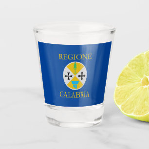 Vaso De Chupito Bandera de Calabria (Italia)