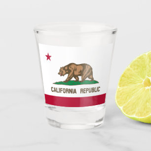 VASO DE CHUPITO BANDERA DE CALIFORNIA