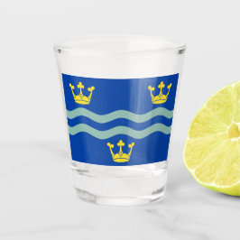Vaso De Chupito Bandera de Cambridgeshire (condado del Reino Unido