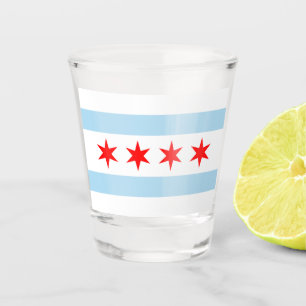 Vaso De Chupito Bandera de Chicago (Illinois)