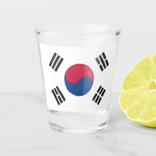 Vaso De Chupito Bandera de Corea del Sur