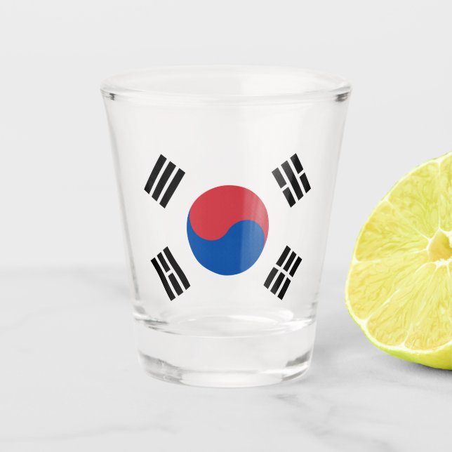 Vaso De Chupito Bandera de Corea del Sur (ROK) (Anverso)