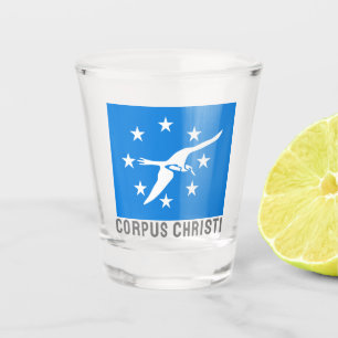 Vaso De Chupito Bandera de Corpus Christi, Texas