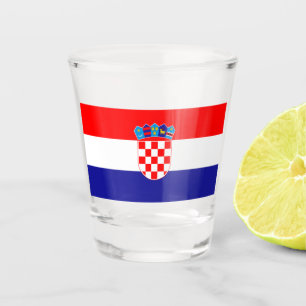 Vaso De Chupito Bandera de Croacia