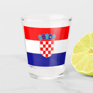 Vaso De Chupito Bandera de Croacia