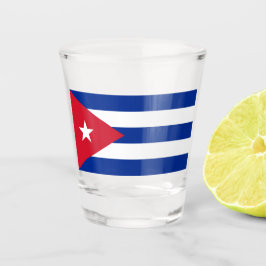 Vaso De Chupito Bandera de Cuba