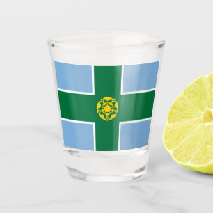 Vaso De Chupito Bandera de Derbyshire (condado de Inglaterra, Rein