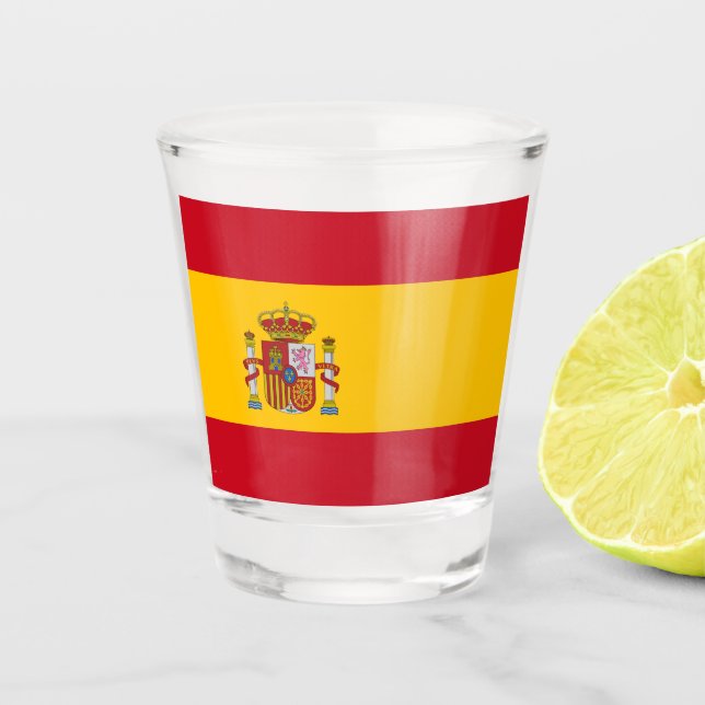 Vaso De Chupito Bandera de España (Anverso)