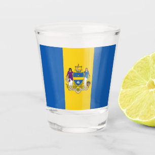 Vaso De Chupito Bandera de Filadelfia (Pensilvania)