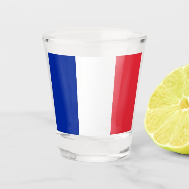 Vaso De Chupito Bandera de Francia (Anverso)