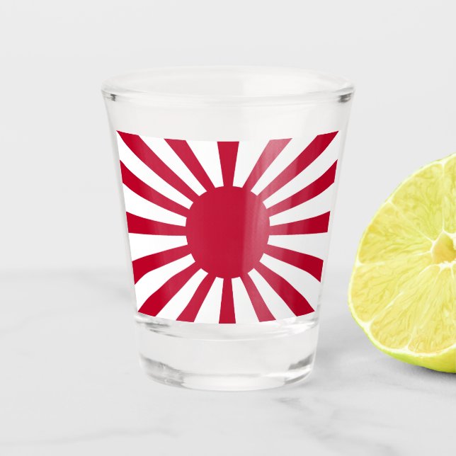 Vaso De Chupito Bandera de guerra imperial de Japón (Anverso)