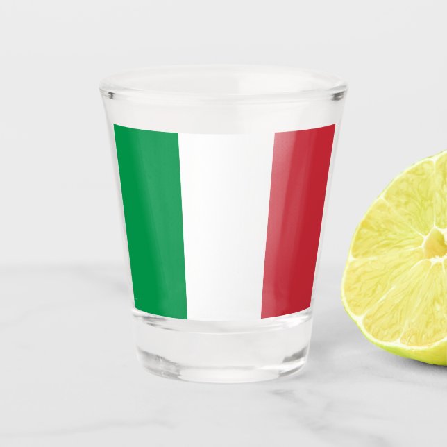 Vaso De Chupito Bandera de Italia (Anverso)