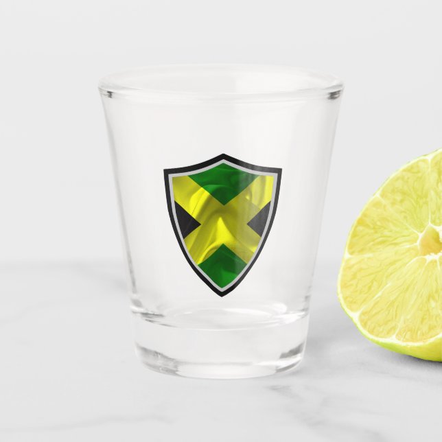 Vaso De Chupito Bandera de Jamaica (Anverso)