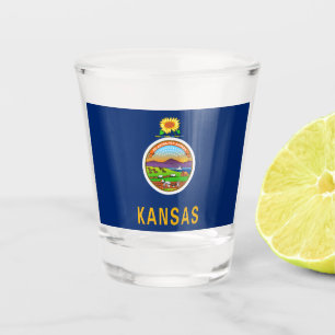 Vaso De Chupito Bandera de Kansas