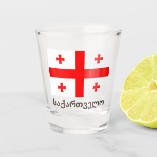 Vaso De Chupito Bandera de la República de Georgia