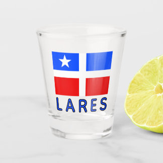 Vaso De Chupito Bandera de Lares, Puerto Rico