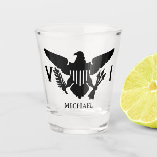Vaso De Chupito Bandera de las Islas Vírgenes de Estados Unidos