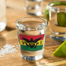 Vaso De Chupito Bandera de las Islas Vírgenes de Estados Unidos, f