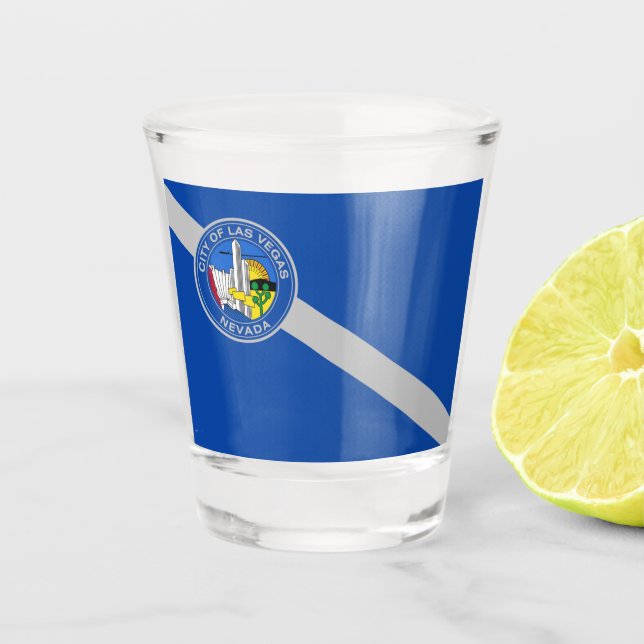 Vaso De Chupito Bandera de Las Vegas (Anverso)