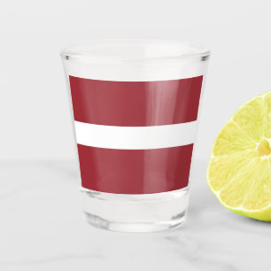 Vaso De Chupito Bandera de Letonia