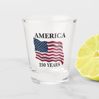 Vaso De Chupito Bandera de los 250 años de América
