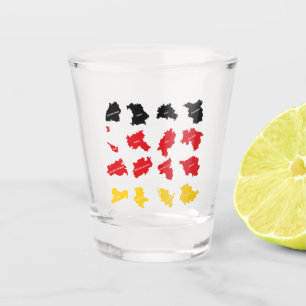 Vaso De Chupito Bandera de los Estados alemanes