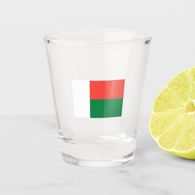 Vaso De Chupito Bandera de Madagascar (Anverso)