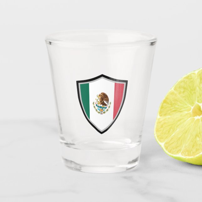 Vaso De Chupito Bandera de México (Anverso)