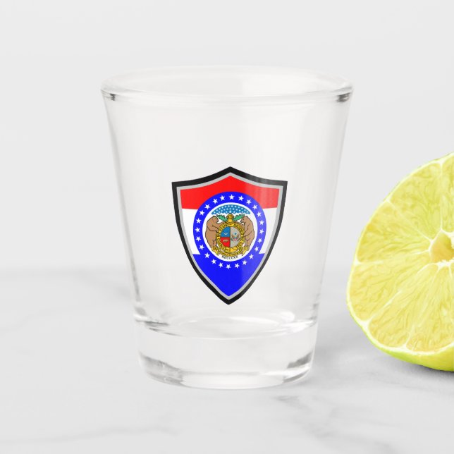 Vaso De Chupito Bandera de Misuri (Anverso)