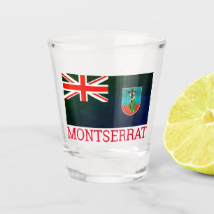 Vaso De Chupito Bandera de Montserrat