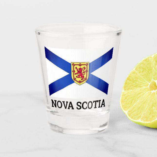 Vaso De Chupito Bandera de Nueva Escocia, Canadá (Anverso)