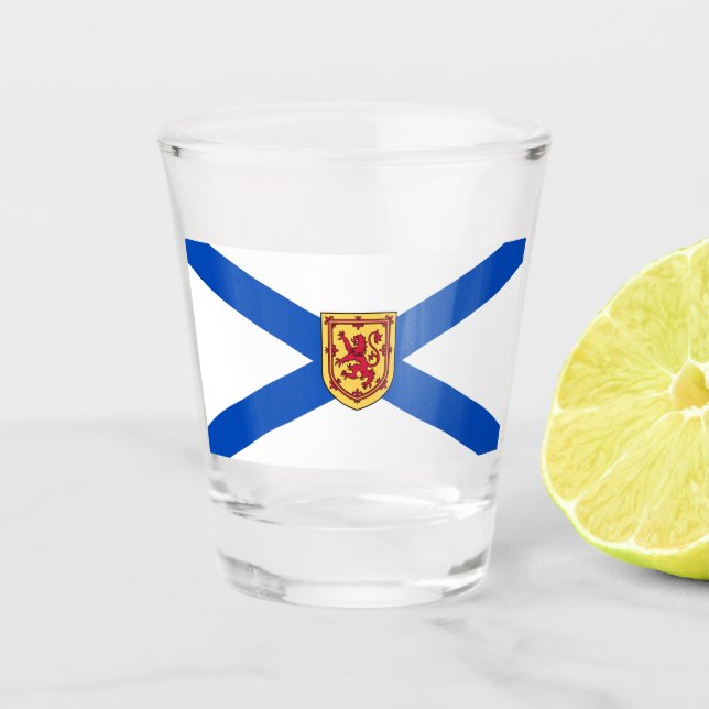 Vaso De Chupito Bandera de Nueva Escocia (provincia canadiense) (Anverso)