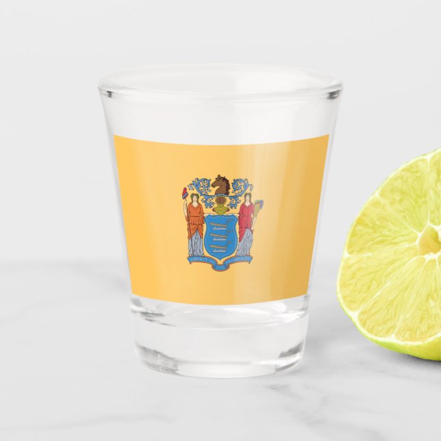 Vaso De Chupito Bandera de Nueva Jersey (Anverso)