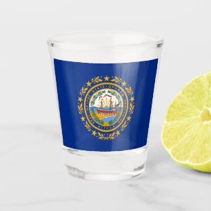 Vaso De Chupito Bandera de Nuevo Hampshire