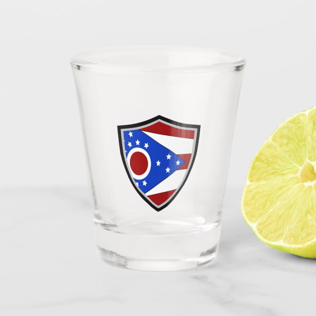 Vaso De Chupito Bandera de Ohio (Anverso)